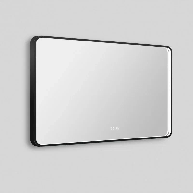 Esbano Зеркало со встроенной подсветкой ES-3311RDP 80/60 матовый черный – фотография-2