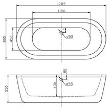 BelBagno Акриловая ванна BB12-1785 – фотография-4