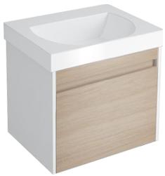 Kerama Marazzi Тумба для умывальника BUONGIORNO 60 дуб с 2 ящиками – фотография-1