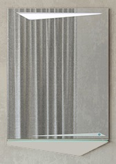 Velvex Зеркало Crystal Cub 60 белое – фотография-1