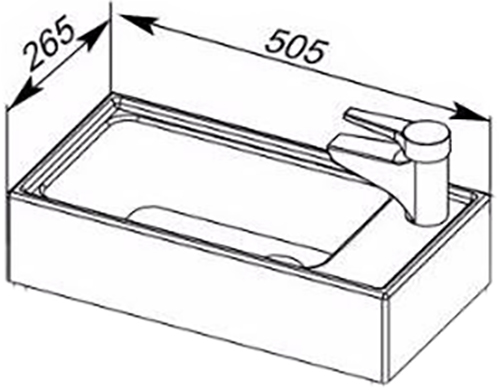 Aquanet Мебель для ванной Nova Lite 50 подвесная белая глянцевая – картинка-15