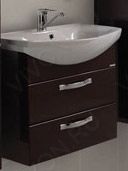 Акватон Тумба с раковиной "Ария 65 М" коричневая – фотография-2