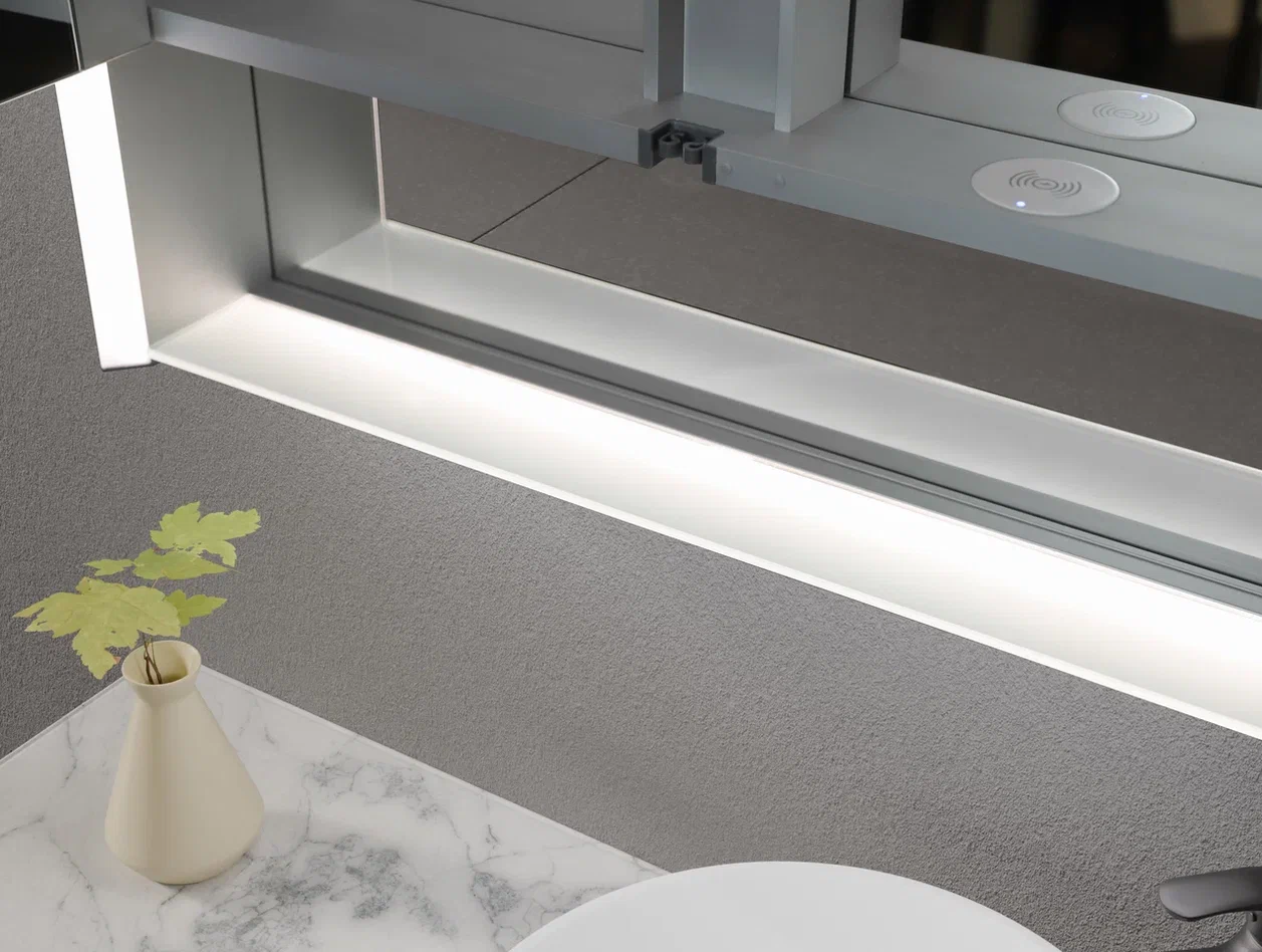 Esbano Зеркальный шкаф с подсветкой ES-3828D 80/85 – фотография-4