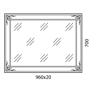  Мебель для ванной "Regale" cеребряный меланж – картинка-7
