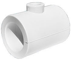 ФД Пласт 2096 Тройник-переходник PPR белый 40х32 (412803) – фотография-1