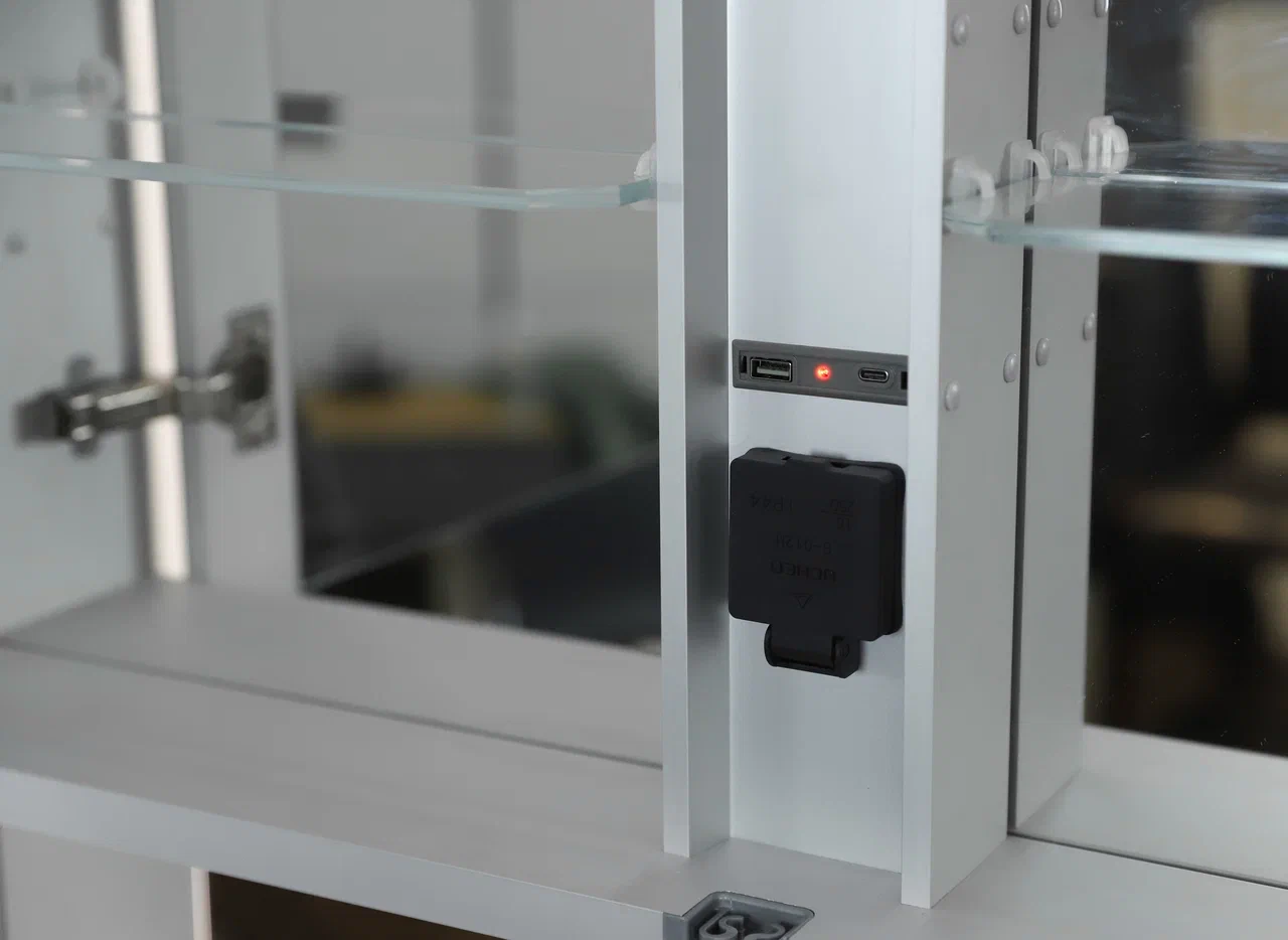 Esbano Зеркальный шкаф с подсветкой ES-3828D 80/85 – фотография-5