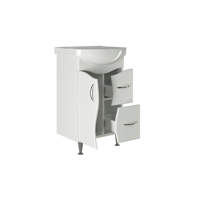 Mixline Тумба под раковину Классик 50 белая – фотография-2