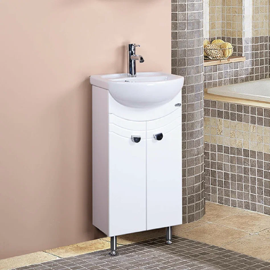 Onika Тумба с раковиной Манго 40 напольная белая – фотография-2