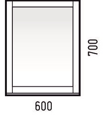 Corozo Зеркало Техас 60 – фотография-2