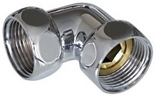 Тера Угол для полотенцесушителя 1" - 3/4" с американками Г-Г 423056 – фотография-1