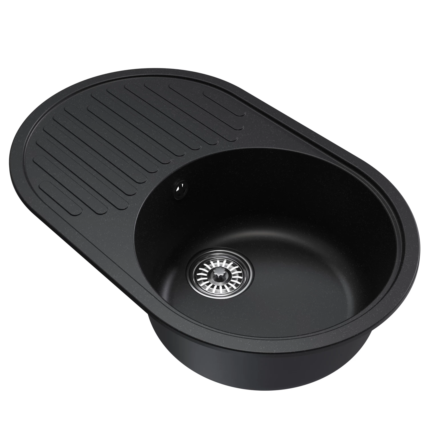 Mixline Мойка кухонная ML-GM16 ультра-черная – фотография-2