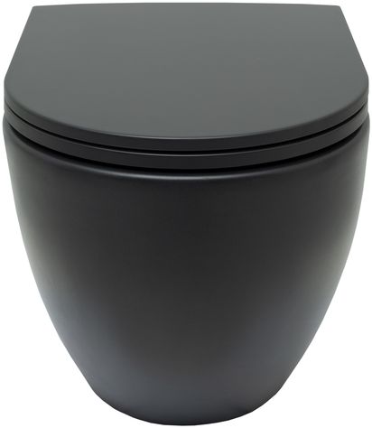 Allen Brau Чаша подвесного унитаза Reality 4.32006.31 чёрный матовый – фотография-20