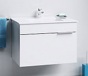 Aqwella Тумба с раковиной Бриг 60 подвесная, белая, 1 ящик
