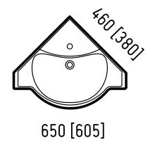 Corozo Тумба с раковиной Классика 65 угловая – фотография-3