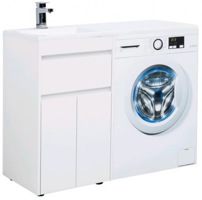 Aquanet Тумба с раковиной Токио 110 L напольная – фото-1