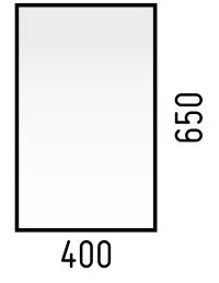 Corozo Зеркальный шкаф Комо 40 белое – фотография-5