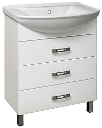 Runo Мебель для ванной Рига 65 напольная – фотография-9