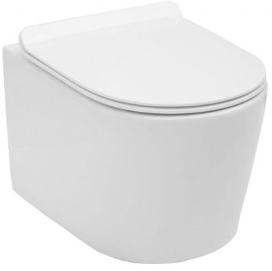 Aquanet Унитаз подвесной Rimless ATAGO-W BL-104N-WHT – фото-1