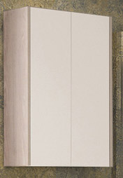 Акватон Шкаф для ванной "Йорк" белый/ясень фабрик 2 ств. – фотография-1