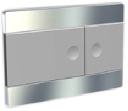 Schwab Кнопка смыва Line матовый хром – фотография-1