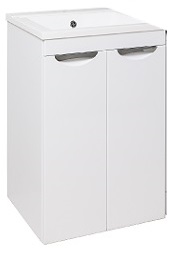 Runo Тумба с раковиной Лира 120 R белый – фотография-2