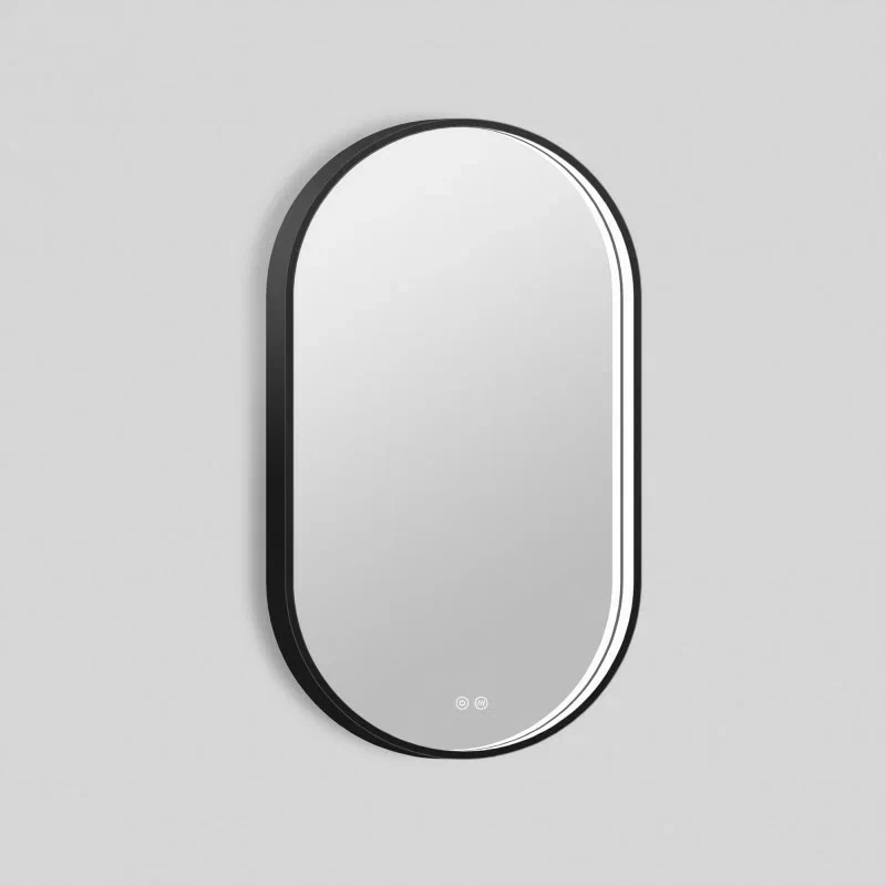 Esbano Зеркало со встроенной подсветкой ES-3311FVD 50/90 матовый черный – фотография-2