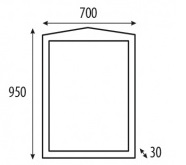Misty Мебель для ванной Ницца 70 бирюзовая патина – фотография-2