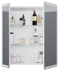 Dreja Зеркало-шкаф POINT 70, LED-подсветка – фотография-2