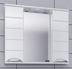 СанТа Зеркальный шкаф Родос 80 – фотография-1