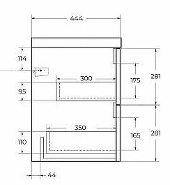BelBagno Тумба с раковиной Vittoria 90 подвесная Bianco Opaco – фотография-15