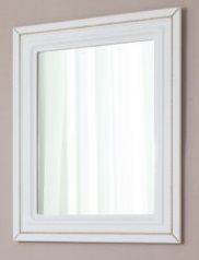 Атолл Зеркало Валери 60 белое/золото – фотография-1