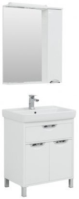 Aquanet Комплект мебели Гретта 70 new, белый – фото-1