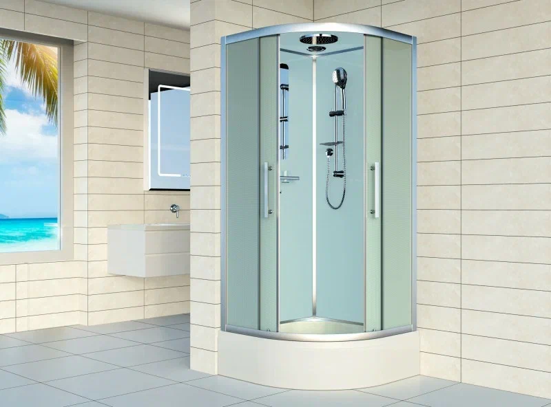 Esbano Душевая кабина EST-90 CRM 90x90 профиль хром – фотография-2