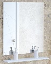 Corozo Зеркало с полкой Мирэль 60 – фотография-1