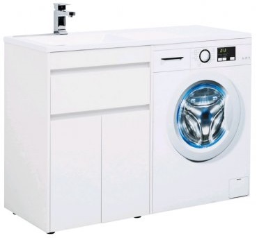 Aquanet Тумба с раковиной Токио 120 L напольная – фото-1