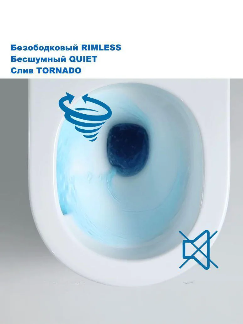 WeltWasser Унитаз подвесной MERZBACH 043 MT-WT белый матовый – фотография-3