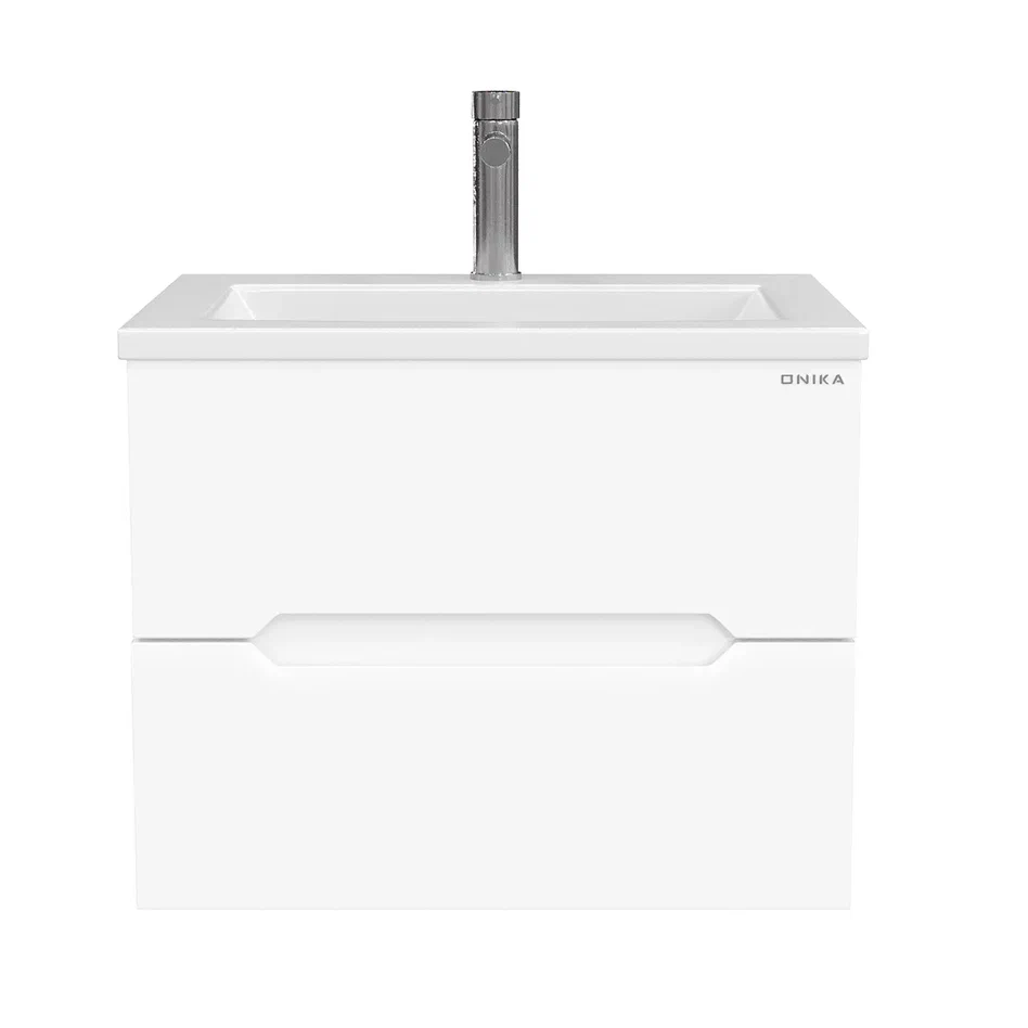 Onika Тумба под раковину Айленд 50 подвесная белая – фотография-10