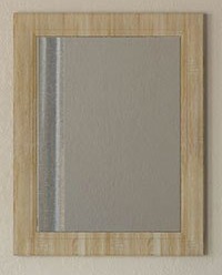 Velvex Зеркало для ванной Alba 55 дуб сонома – фотография-1