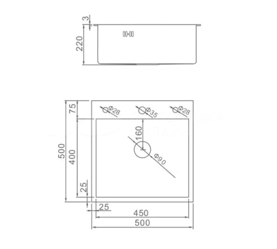 Stella Polare Мойка кухонная Кастельо 50 SP-00001883 золото – фотография-3