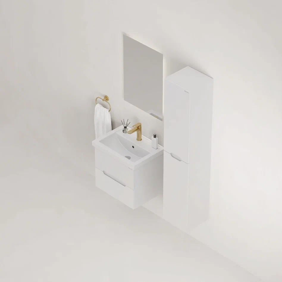 Onika Тумба под раковину Айленд 50 подвесная белая – фотография-6