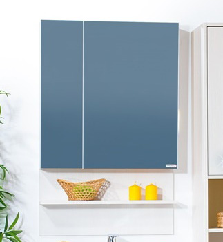 Бриклаер Зеркальный шкаф Аргентина 75 светлая лиственница – фото-1