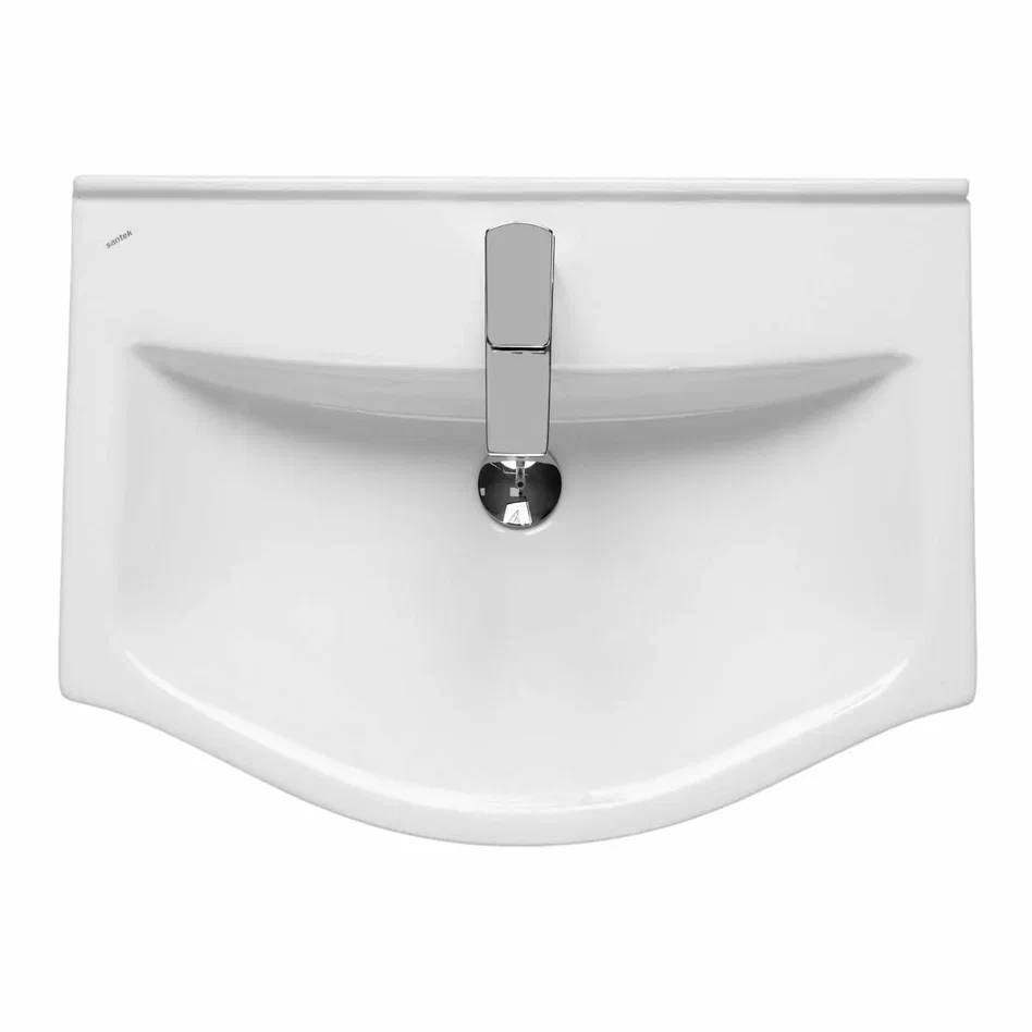 Onika Тумба с раковиной Навиа 65 напольная белая – фотография-5