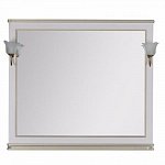 Aquanet Мебель для ванной Валенса 110 белый краколет/золото (182922) – фотография-4