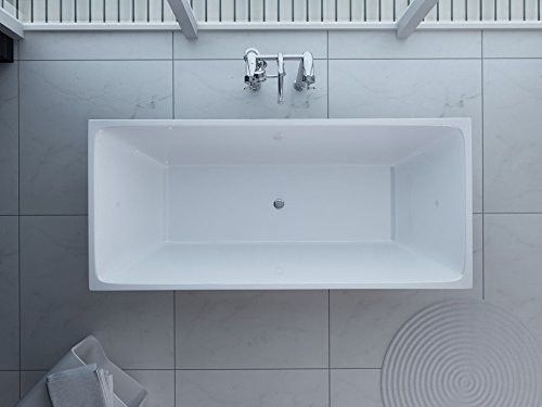 Ceruttispa Акриловая ванна LESINA 170x75x60 отдельностоящая – картинка-3