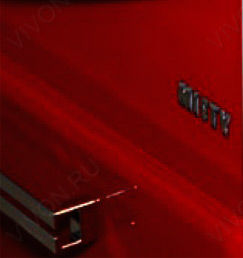 Misty Мебель для ванной Джулия QVATRO 75 конус бордо – фотография-4