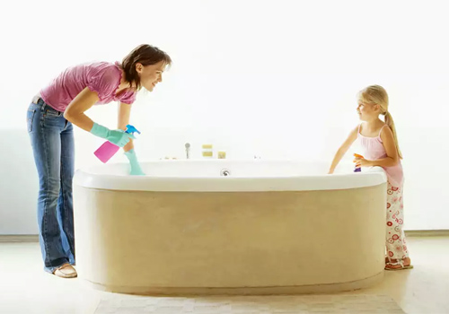 Чистка акриловых ванн