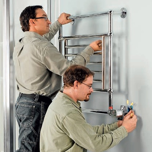 Подключение полотенцесушителя