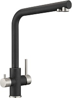 Milacio Смеситель для кухни Ultra MCU.553.MB черный матовый