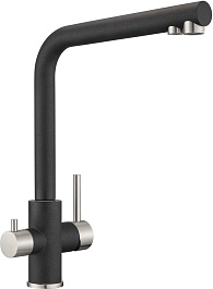 Milacio Смеситель для кухни Ultra MCU.553.MB черный матовый – фотография-1