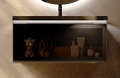 Jorno Тумба под раковину Notte 100 подвесная антрацит – фотография-1